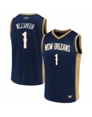 Men's Zion Williamson Navy New Orleans Pelicans Player Jersey