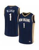 Men's Zion Williamson Navy/Gold New Orleans Pelicans Replica Jersey