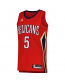 Herbert Jones New Orleans Pelicans Jordan Brand Unisex Swingman Jersey - Statement Edition - Red