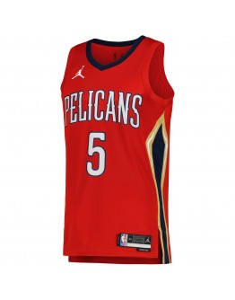 Herbert Jones New Orleans Pelicans Jordan Brand Unisex Swingman Jersey - Statement Edition - Red