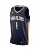 Zion Williamson New Orleans Pelicans Nike 2020/21 Swingman Jersey - Navy - Icon Edition