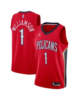 Zion Williamson New Orleans Pelicans Jordan Brand 2020/21 Swingman Jersey - Statement Edition - Red