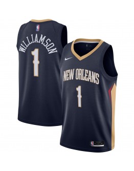 Zion Williamson New Orleans Pelicans Nike 2020/21 Swingman Jersey - Navy - Icon Edition