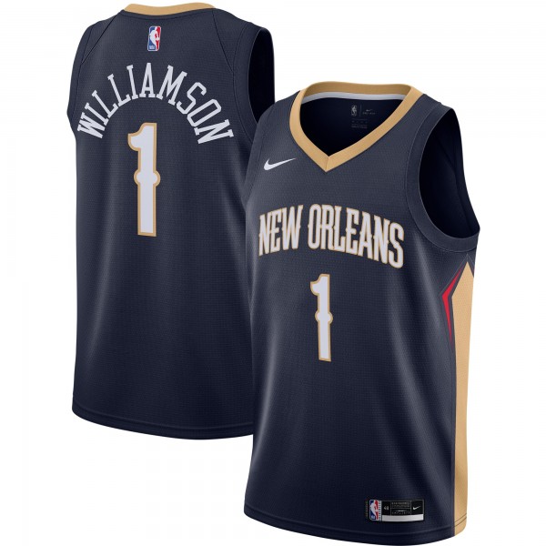 Zion Williamson New Orleans Pelicans Nike 2020/21 Swingman Jersey - Navy - Icon Edition