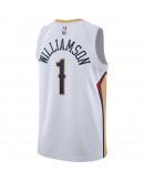 Zion Williamson New Orleans Pelicans Nike 2020/21 Swingman Jersey - White - Association Edition