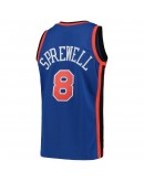 Latrell Sprewell New York Knicks Mitchell & Ness Hardwood Classics 1998-99 Swingman Jersey - Blue