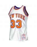 Patrick Ewing New York Knicks Mitchell & Ness 1985/86 Hardwood Classics 75th Anniversary Swingman Jersey - Platinum