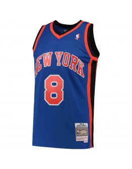 Latrell Sprewell New York Knicks Mitchell & Ness Hardwood Classics 1998-99 Swingman Jersey - Blue