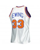 Patrick Ewing New York Knicks Mitchell & Ness 1985/86 Hardwood Classics 75th Anniversary Swingman Jersey - Platinum