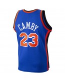 Marcus Camby New York Knicks Mitchell & Ness 1998-99 Hardwood Classics Swingman Player Jersey - Blue