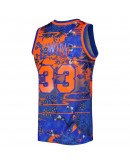 Patrick Ewing New York Knicks Mitchell & Ness Hardwood Classics Lunar New Year Swingman Jersey - Blue