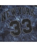 Patrick Ewing New York Knicks Mitchell & Ness Hardwood Classics 1991/92 Tie-Dye Swingman Jersey - Black