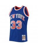 Patrick Ewing New York Knicks Mitchell & Ness 1996-97 Hardwood Classics NBA 75th Anniversary Diamond Swingman Jersey - Blue