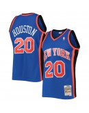 Allan Houston New York Knicks Mitchell & Ness 1998-99 Hardwood Classics Swingman Jersey - Blue