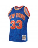 Patrick Ewing New York Knicks Mitchell & Ness Hardwood Classics 1991/92 Lunar New Year Swingman Jersey - Blue