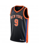 RJ Barrett New York Knicks Nike Unisex 2022/23 Swingman Jersey - City Edition - Black