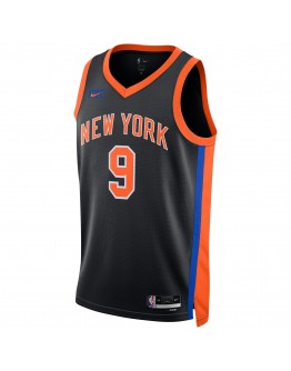 RJ Barrett New York Knicks Nike Unisex 2022/23 Swingman Jersey - City Edition - Black