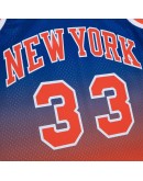 Patrick Ewing New York Knicks Mitchell & Ness 1991/92 Hardwood Classics Fadeaway Swingman Player Jersey - Orange/Royal