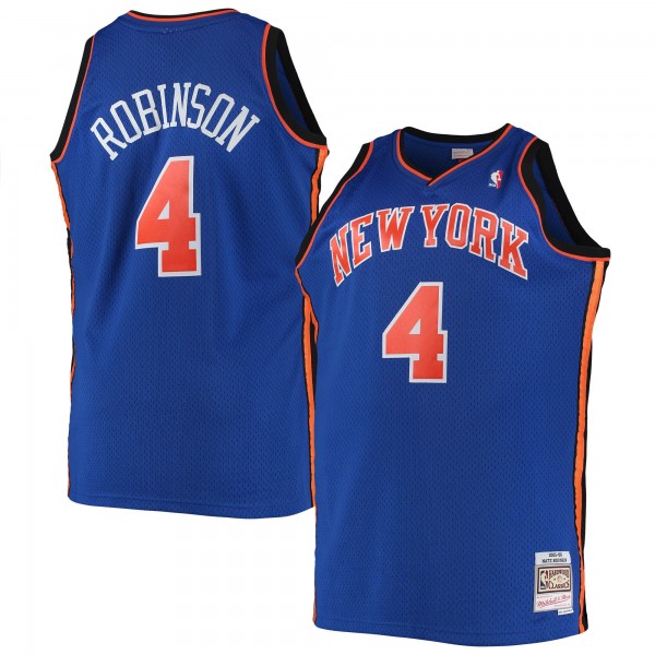 Nate Robinson New York Knicks Mitchell & Ness Big & Tall Hardwood Classics Swingman Jersey - Blue