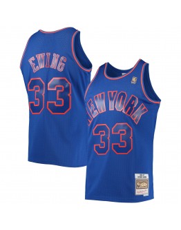 Patrick Ewing New York Knicks Mitchell & Ness 1996-97 Hardwood Classics Swingman Jersey - Blue