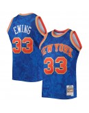 Patrick Ewing New York Knicks Mitchell & Ness Hardwood Classics 1991/92 Lunar New Year Swingman Jersey - Blue