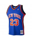 Marcus Camby New York Knicks Mitchell & Ness 1998-99 Hardwood Classics Swingman Player Jersey - Blue