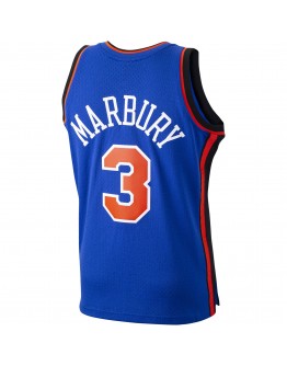 Stephon Marbury New York Knicks Mitchell & Ness 2005-06 Hardwood Classics Swingman Player Jersey - Blue