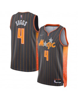 Jalen Suggs Orlando Magic Nike 2021/22 Swingman Jersey - City Edition - Anthracite