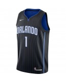 Jonathan Isaac Orlando Magic Nike 2020/21 Swingman Jersey - Black - Icon Edition