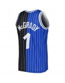 Tracy McGrady Orlando Magic Mitchell & Ness Hardwood Classics 2003/04 Split Swingman Jersey - Blue/Black