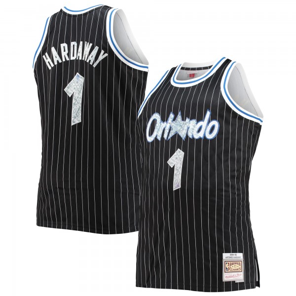 Penny Hardaway Orlando Magic Mitchell & Ness Big & Tall 1994-95 NBA 75th Anniversary Diamond Swingman Jersey - Black