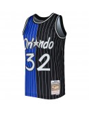 Shaquille O'Neal Orlando Magic Mitchell & Ness Hardwood Classics 1994/95 Split Swingman Jersey - Blue/Black