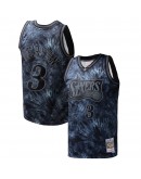 Allen Iverson Philadelphia 76ers Mitchell & Ness Hardwood Classics 1997/98 Tie-Dye Swingman Jersey - Black