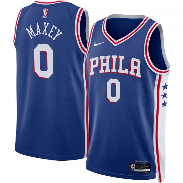 Tyrese Maxey Philadelphia 76ers Nike Unisex Swingman Jersey - Icon Edition - Royal