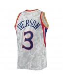 Allen Iverson Philadelphia 76ers Mitchell & Ness Hardwood Classics 1996/97 Lunar New Year Swingman Jersey - White