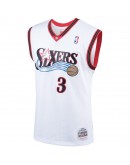 Allen Iverson Philadelphia 76ers Mitchell & Ness 2000 Hardwood Classics Swingman Player Jersey - White