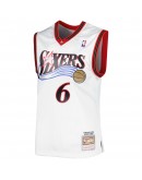 Allen Iverson Philadelphia 76ers Mitchell & Ness 2001/02 Hardwood Classics Swingman Jersey - White