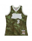 Allen Iverson Philadelphia 76ers Mitchell & Ness Hardwood Classics 1997/98 Ghost Green Swingman Jersey - Camo