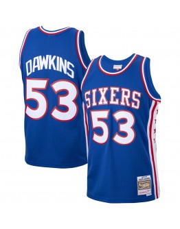 Darryl Dawkins Philadelphia 76ers Mitchell & Ness 1976-77 Hardwood Classics Swingman Player Jersey - Royal