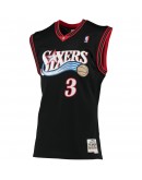 Allen Iverson Philadelphia 76ers Mitchell & Ness Big & Tall Hardwood Classics Jersey - Black