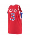 Allen Iverson Philadelphia 76ers Mitchell & Ness Big & Tall Hardwood Classics Swingman Player Jersey - Red