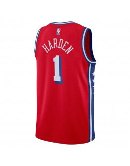 James Harden Philadelphia 76ers Jordan Brand Unisex Swingman Jersey - Statement Edition - Red