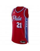 Joel Embiid Philadelphia 76ers Jordan Brand Authentic Player Jersey - Statement Edition - Red