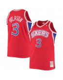 Allen Iverson Philadelphia 76ers Mitchell & Ness Big & Tall Hardwood Classics Swingman Player Jersey - Red