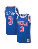 Allen Iverson Philadelphia 76ers Mitchell & Ness 1996-97 Hardwood Classics Swingman Jersey - Royal