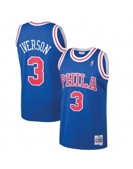 Allen Iverson Philadelphia 76ers Mitchell & Ness 1996-97 Hardwood Classics Swingman Jersey - Royal