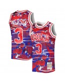 Allen Iverson Philadelphia 76ers Mitchell & Ness Hardwood Classics Lunar New Year Swingman Jersey - Red