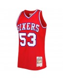 Darryl Dawkins Philadelphia 76ers Mitchell & Ness Hardwood Classics 1979-80 Swingman Jersey - Red