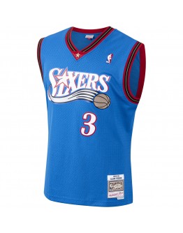 Allen Iverson Philadelphia 76ers Mitchell & Ness Hardwood Classics 2000-01 Swingman Jersey - Royal