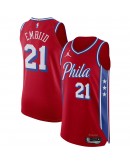 Joel Embiid Philadelphia 76ers Jordan Brand Authentic Player Jersey - Statement Edition - Red